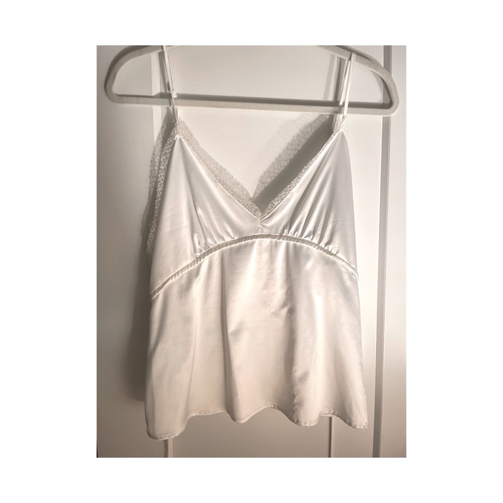 NWOT Zara lace trim cami